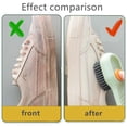 thumbnail image 6 of Household Soft Bristled Liquid Shoe Brush Special for Shoe Washing Long Handle Shoe Brush Clothing Brush Deep Cleaning Tools 2PCS White, 6 of 6