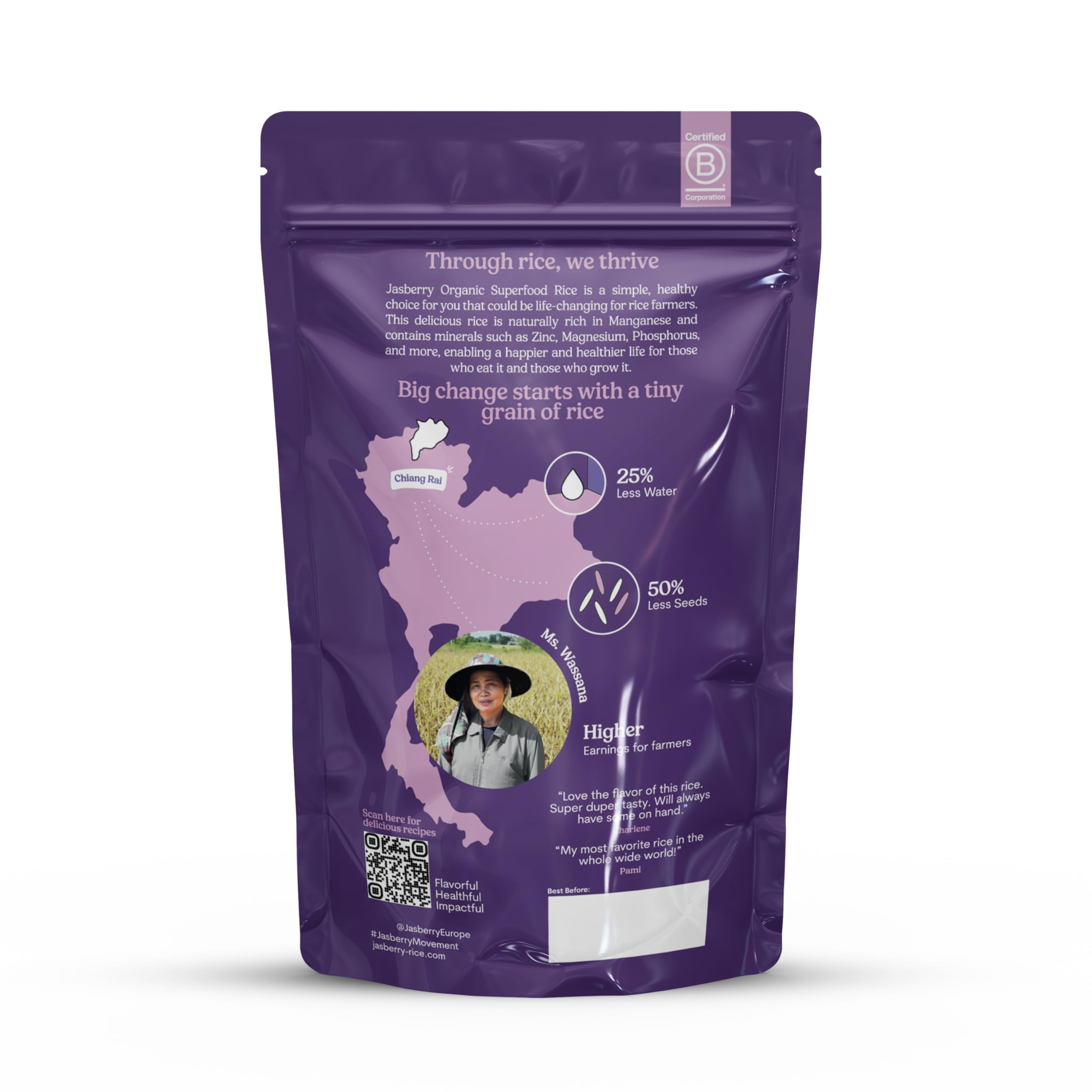 Jasberry Superfood Rice 15 oz (Pack Of 6)