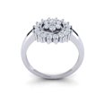 thumbnail image 3 of Not Enhanced 1ct Round Cut Diamond Prong Bridal Fancy Engagement Ring Solid 10K Gold J SI2, 3 of 3