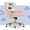 Pink, variant on Serta Scarlett Modern MidBack Office Chair Velvet Fabric Silver Metal Base Black