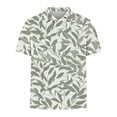 thumbnail image 4 of ZCFZJW Mens Tropical Shirts Casual Floral Print Summer Short Sleeve Button V Neck Graphic Tees Shirt Tops Loose Lightweight Comfy Pullover T-Shirts Multicolor#05 M, 4 of 5