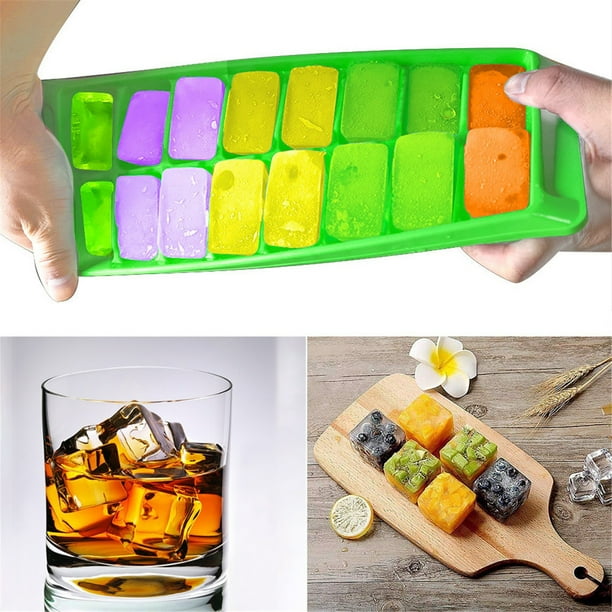 Sunhillsgrace Ice Cube Mold Diy Ice Lump Tray Plastic Ice Mould Water