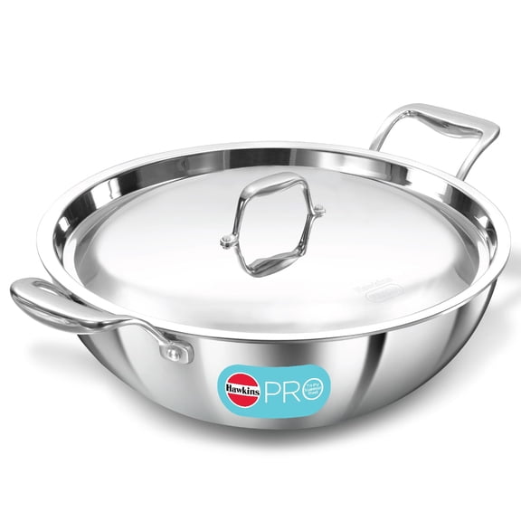 Hawkins Pro 6.3 Quart Stainless Steel Deep-Fry Pan