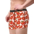 thumbnail image 2 of Xecao Tomatoes Print Men's Underwear Boxer Briefs Pack - Your ComfortSoft, Moisture-Wicking, and Breathable Choice for Men's Underwear-X-Large, 2 of 5