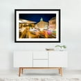 thumbnail image 2 of Albertinaplatz at Night - Vienna Vienna Austria Photography Black Framed Wall Art Print 24 x 36 inches, 2 of 4