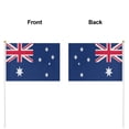 thumbnail image 3 of Australian Handheld Flag 5.5x8.2 Inch - 6 Pack, Mini Australia Stick Flags for Parades, Sports Events, and Decorations, 3 of 8