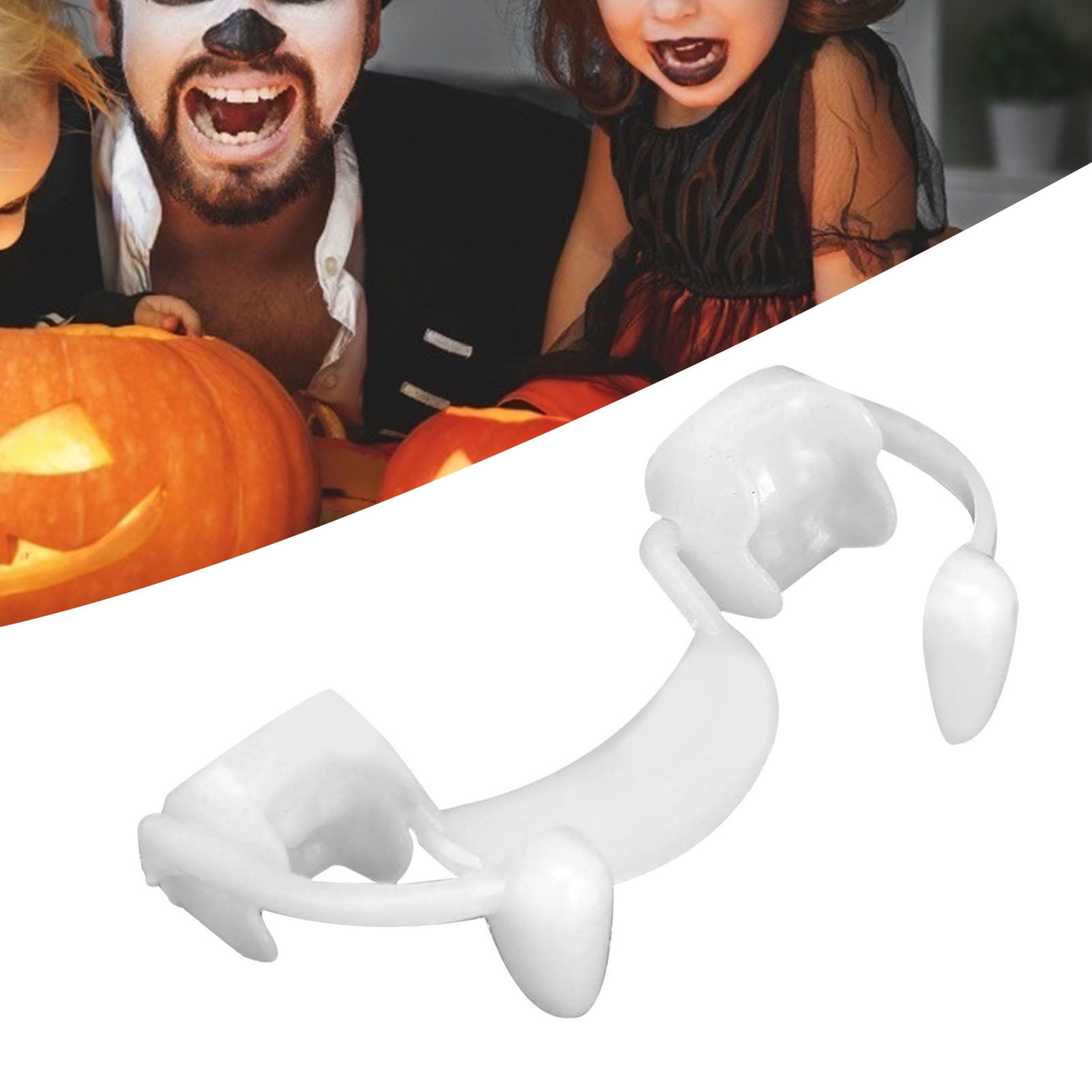 Anvazise Halloween Vampires Teeth Scary Retractable Portable Fake