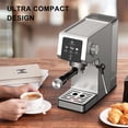 thumbnail image 5 of 20-Bar Espresso Machine with Automatic Steam Wand, 1300W Professional Espresso Maker, 40 oz Removable Water Tank, Single & Double Shot, 5 of 9