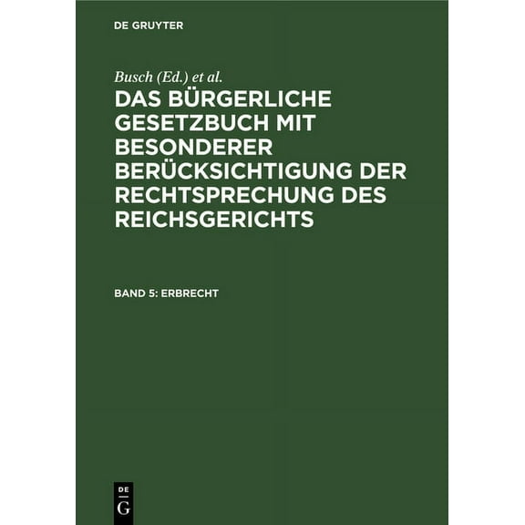 Erbrecht, (Hardcover)