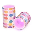 thumbnail image 7 of Yayeee Flameless Candles with Remote Flickering Battery Operated Multi Color Changing, Colorful Circles, 7 of 7