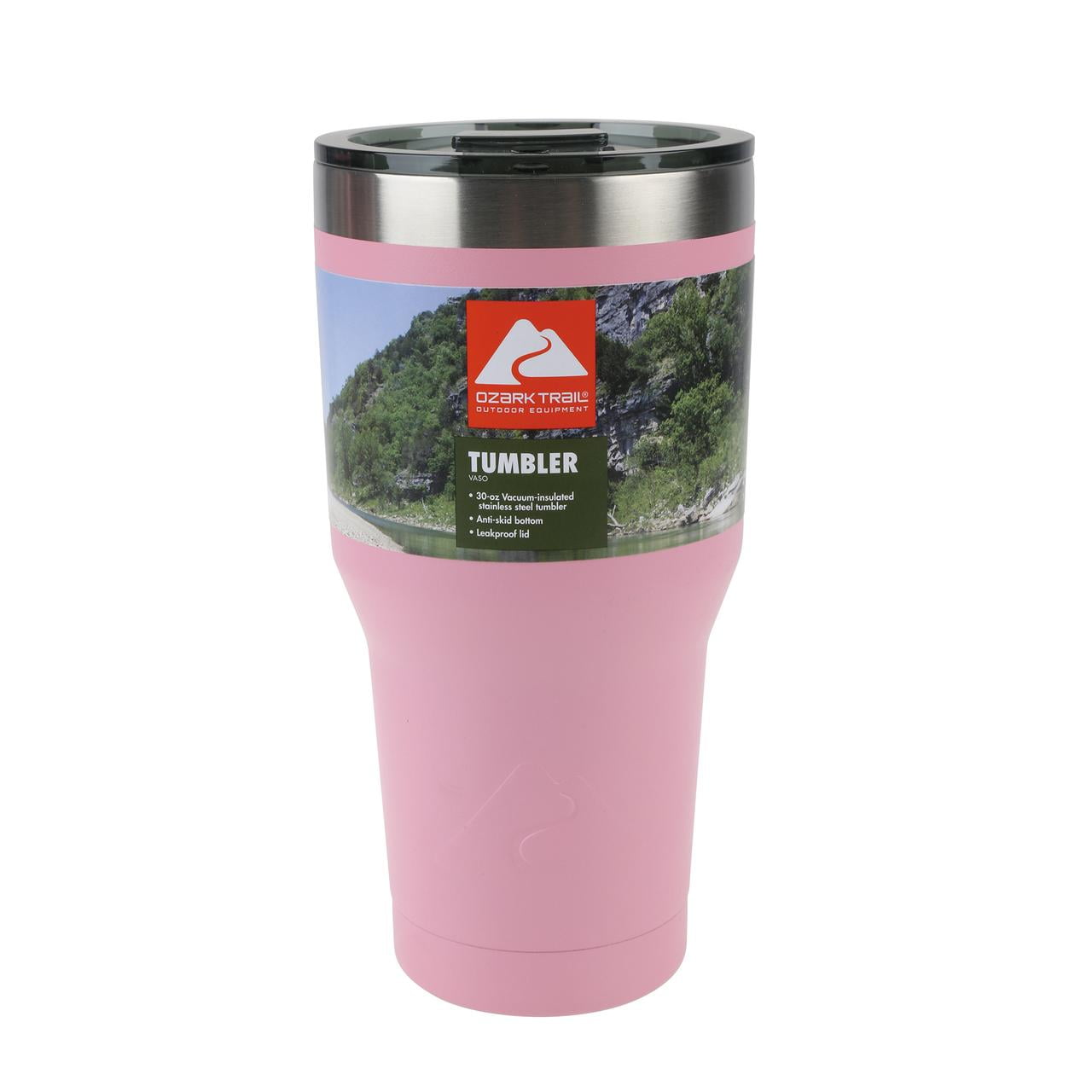 Ozark Trail 30 Ounce Stainless Steel Tumbler 16 Pack Pink
