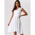 thumbnail image 4 of DARING DIVA Women's Chiffon Self Tie Multi-wear Dresses XL White, 4 of 6