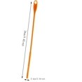 thumbnail image 4 of Long Straw Brush,Silicone Pipe Tube Cleaner (Orange, 6mm), 4 of 5