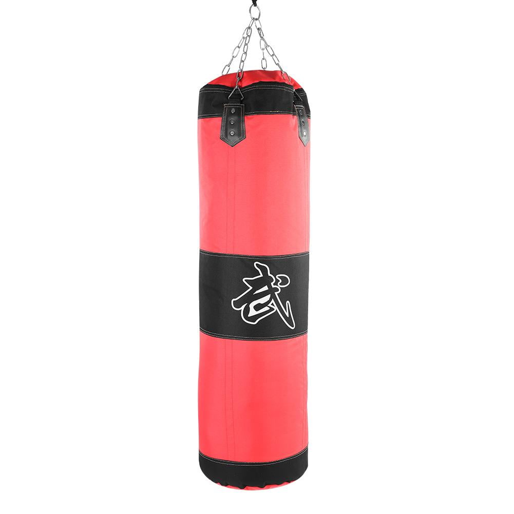 Empty Training Boxing Hook Kick Sandbag Fight Karate Punch Punching Sand Red