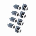 thumbnail image 1 of Paquete De 8 Ruedas Para Corredores De Puertas, Poleas Para Puertas De Baño, Corredores Para Puertas De Vidrio De 5 Mm O 6 Mm, Fuerte Capacidad De Carga Para Pieza De Puerta, 1 of 7