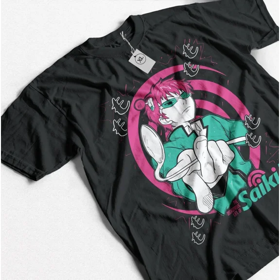 Reprint Rare Kusuo Saiki T-Shirt The Disastrous Life Of Saiki K Gift For Fans Gift Shirt