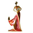 thumbnail image 1 of Abbracc Nordic Rack Girl Statues Organizer Ornament Display Stand Figurine Shelf red, 1 of 9
