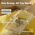 thumbnail image 2 of Cat Litter Scoop, Dual-Size Mesh Extended Handle Shovel, Kitty Metal Scooper, Sturdy Mesh Scooper, Silver, 2 of 8