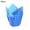 Blue, variant on 50Pcs Cake Cup Dots Pattern Non-sticky Baking Tools Tulip Shape Colorful CEANake Liner for Muffin