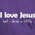 thumbnail image 3 of CafePress - I Love Jesus But I Drink A Little T Shirt - Men's Classic Graphic Cotton T-Shirt, 3 of 4