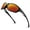 Black Frame Orange Red Lenses, variant on Polarized Sports Sunglasses for Men Wrap Around Sun Glasses for Fishing Cycling Driving 100% UV Protection