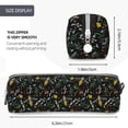 thumbnail image 3 of Yiaed Wasp and Florals Print Leather Pencil Case - Leather Pen Pencil Holder - Elegant & Practical Pencil Pouch for Work & Office, 3 of 7