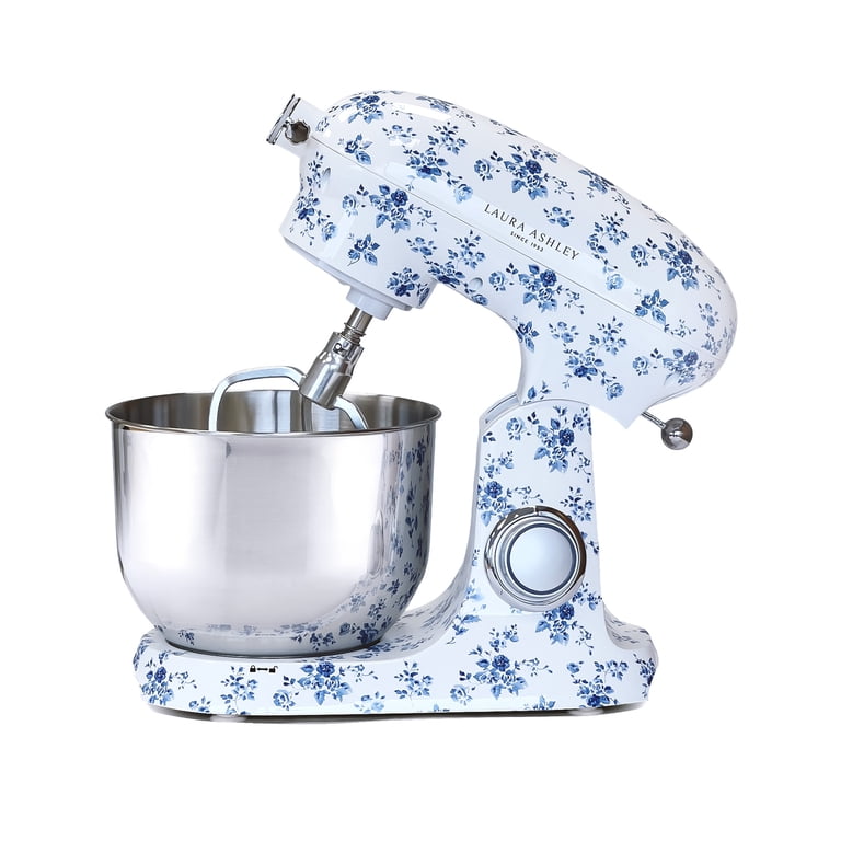Laura Ashley 6L Die Cast Stand Mixer China Rose with 6-Speed 1800W