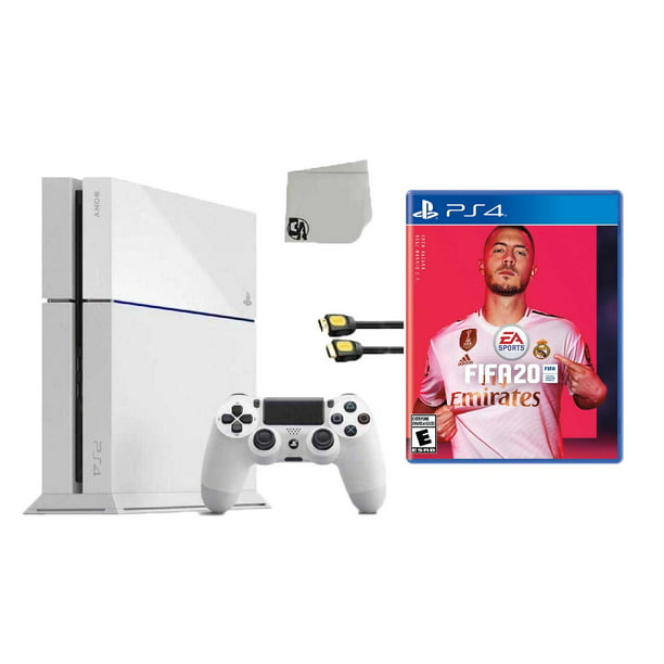 hjort midlertidig Græsse Sony PlayStation 4 500GB Gaming Console White with FIFA-20 BOLT AXTION  Bundle Used - Walmart.com