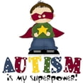 thumbnail image 2 of CafePress - Autism Is My Superpower Kids Infant Bodysuit - Baby Light Bodysuit, Size Newborn - 24 Months, 2 of 4