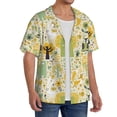 thumbnail image 2 of Fotbe Animal Tree Camisa Estampada de Manga Corta para Hombre, Casual de Verano, Estilo Playero, Sin Arrugas-Large, 2 of 5