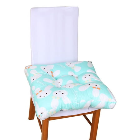 - Home Car 50 x 50cm Cotton Blends Rabbit Print Back Support Chair Cushion