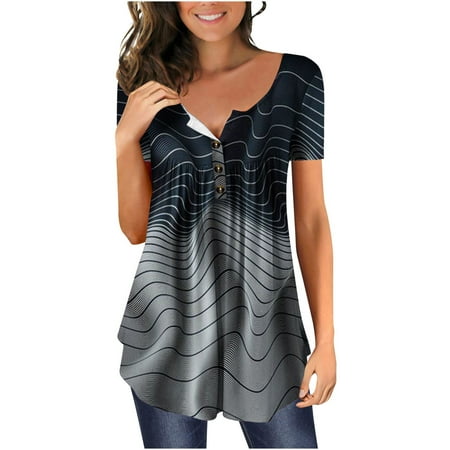 

Corset Top Long Sleeve Workout Tops for Women Women s Casual Short Sleeve Open Button Round Neck Loose Fit Pleated Tunic Shirt Blouse Tops Valentines Shirts for Women White Shirts for Women