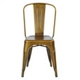 thumbnail image 3 of Bristow Armless Chair in Brushed Copper Finish 4 Pack, 3 of 7
