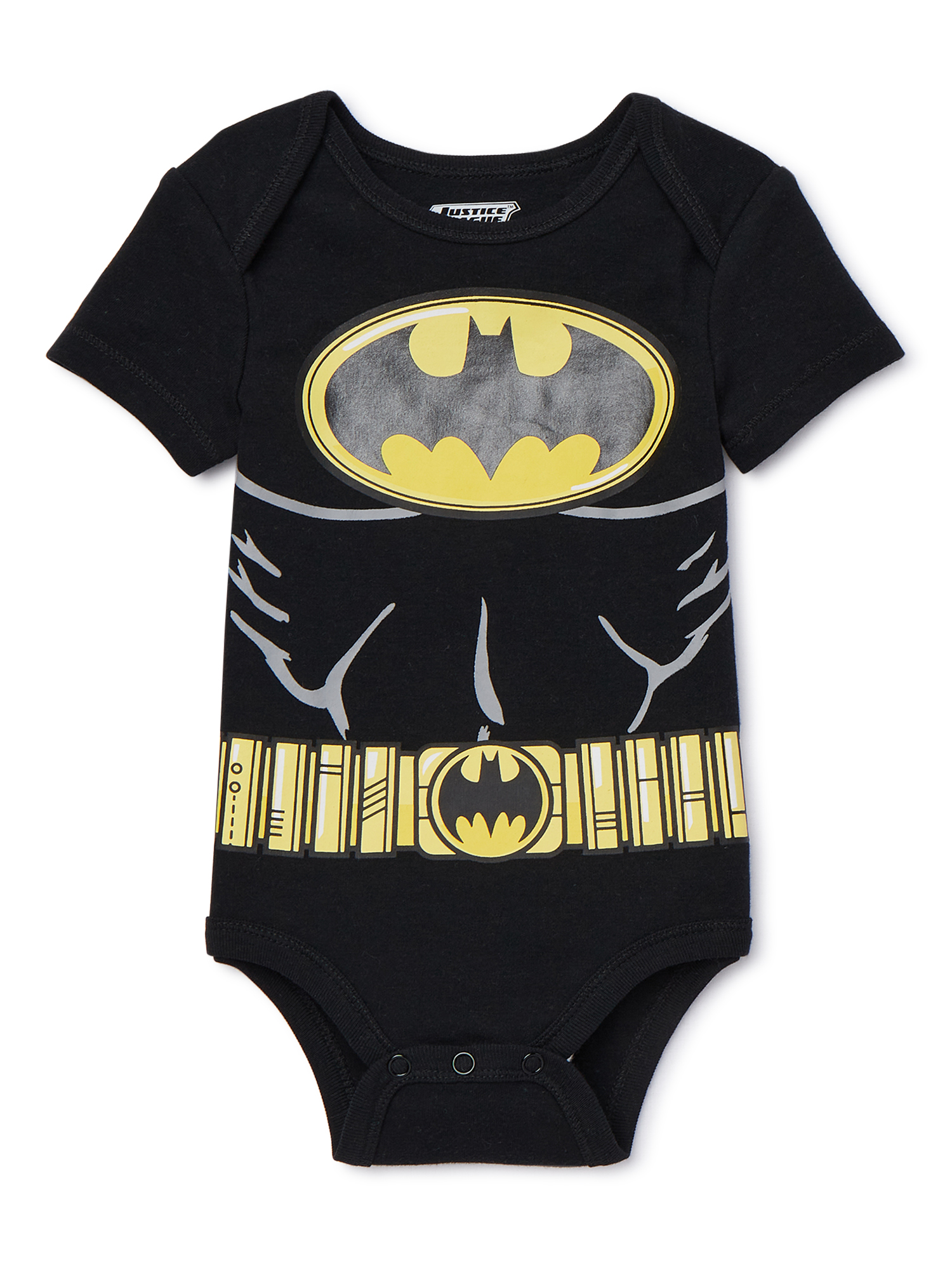 Justice League Baby Boy Short Sleeve Bodysuits, 3-Pack - image 2 of 7