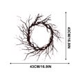 thumbnail image 3 of sruoe Halloween Decorations, Indoor Outdoor Halloween Decor, Artificial Wreaths, Halloween Decorations for Outside, Halloween Wreaths for Front Door, Hanging Horror Night Branch Wreath, 3 of 6