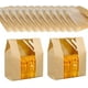 thumbnail image 1 of 50 bolsas de papel Kraft para embalaje de alimentos, bolsa de pan con ventana, bolsa de papel para pan, bolsa de papel Kraft para alimentos, para empacar bocadillos, dulces, chocolate, pan, pasteles DIYPapel ER, 1 of 5