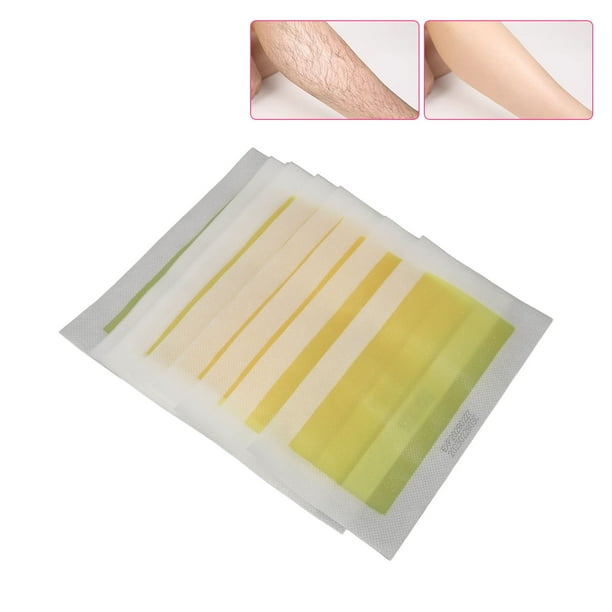 Tiras De Cera, Tiras De Cera Para Depilación Facial Flexibles De Fácil Uso 20 Piezas De Limpieza Profunda Para El Hogar