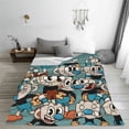 thumbnail image 6 of Cuphead Mugman Flannel Blanket Ultra-Soft Micro Fleece Throw Blanket For Bed Sofa Couch Car Office Unisex Adult Fuzzy Bed Blanket Cozy Kids Throw Blanket 80"x60", 6 of 8