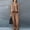 Coffee women's 2 piece outfits a1, variant on Cagogo Women's 2 Piece Outfits Sleeveless Tank Top Wide Leg Pants Set Casual Boho Beach Summer Loose V Neck Tops Flowy Pants Lounge Travel Matching Tracksuits, Khaki S