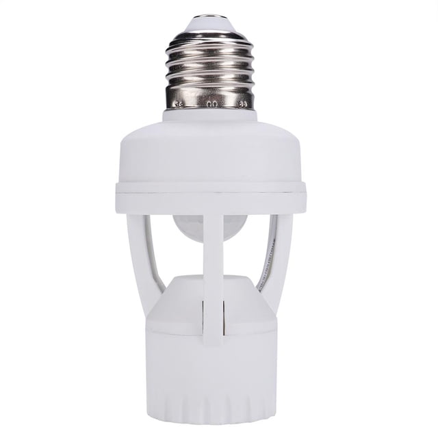Portalámparas LED E27, Sensor de detección de movimiento del cuerpo humano infrarrojo para el hogar, CA 110V ~ 240V