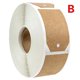 thumbnail image 1 of Rollo de etiquetas adhesivas de papel Kraft para regalo de navidad, tarro, vela, botella de vidrio, surtido de alimentos para oficina y cocina, 300 uds., 1 of 4