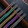 thumbnail image 7 of Lylong 1 Pair Ti Chopsticks Lightweight Colored Chopsticks 230Mm For Camping Picnic, 7 of 7