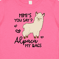 thumbnail image 4 of Inktastic Mimi's You Say Alpaca My Bags Boys or Girls Baby T-Shirt, 4 of 5