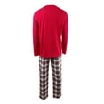thumbnail image 2 of FAMILY PJs Sets White Drawstring Solid Long Sleeve Round Neck Straight leg Sleepwear  Size XXL, 2 of 3