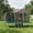 Green, variant on Trampoline Outdoor 8X14FT with Safety Enclosure, Trampoline, Green