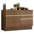 thumbnail image 1 of Mueble de Cocina Para Tarja Madesa Glamy 120 cm 1 Puerta y 2 Cajones (Con Tablero) Marrón, 1 of 10