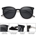 thumbnail image 4 of Gafas de sol SOJOS Classic Oversized Round SJ2068 negro/gris, 4 of 5