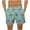 Swim Shorts-Mint Green, variant on Gamivast Swimming Trunks for Men Leaf Graphic Drawstring Elastic Waist Board Shorts with Pockets Holiday Loose Bathing Suit Summer Casual Swimwear