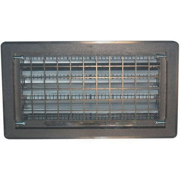 Witten Automatic Vent B-EBLACKMB"Energy-Saver" Foundation Auto Vent 8" X 16"- Black