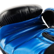 UFC Compact Bag Gloves - S/M, Blue/Black - Heavy Bag Training Gloves for Boxing & Mixed Martial Arts, with Form-Fit Ergonomic Hand Compartment